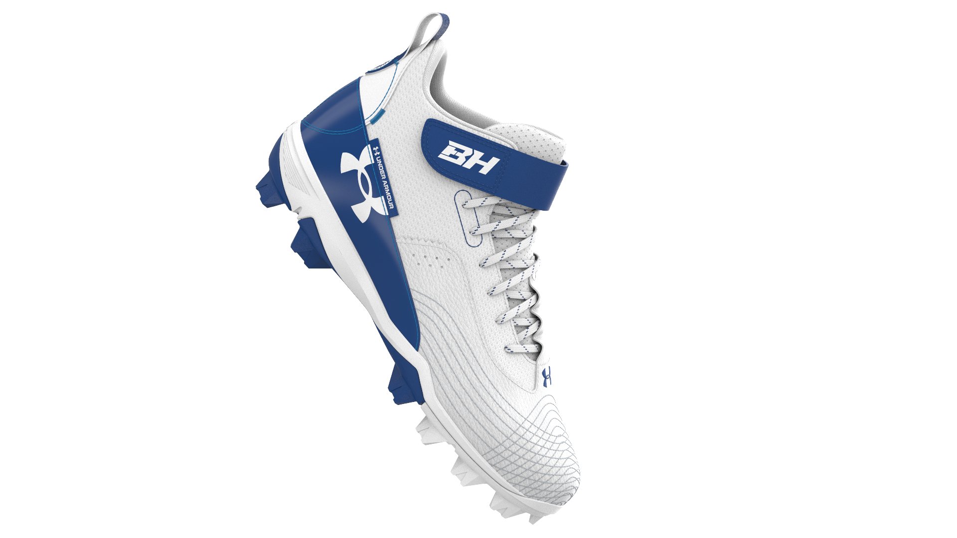 Men's UA Harper 7 Mid RM Baseball Cleats 4
