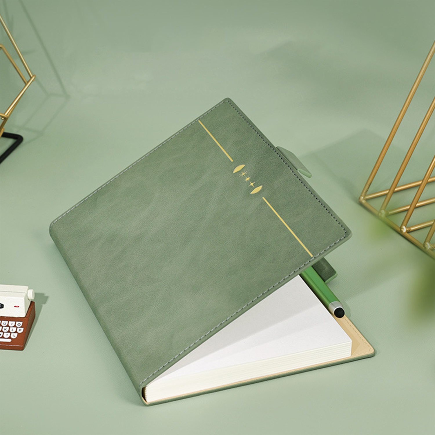 A5 PU Leather Magnetic Closure Notebook 6