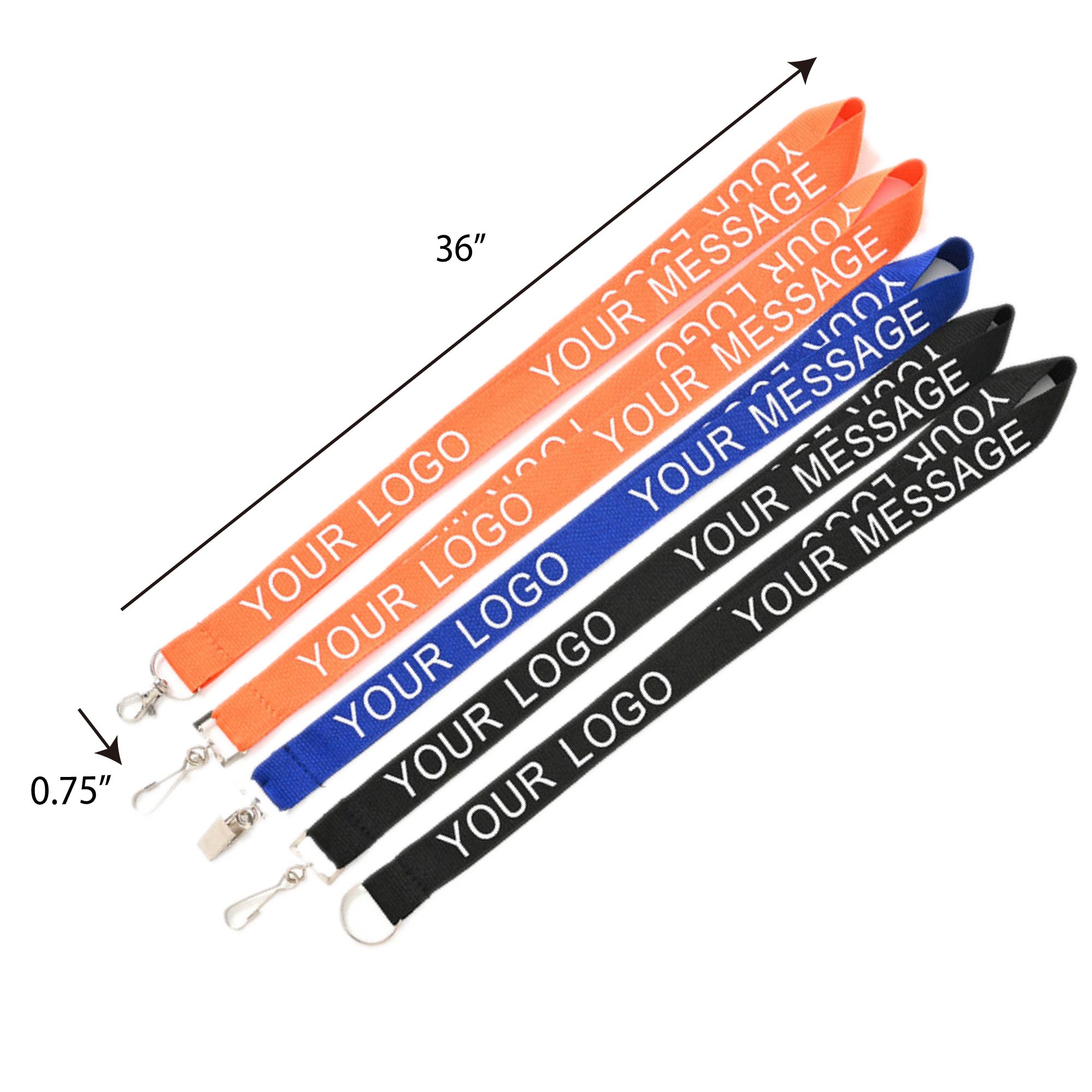 3/4" Polyester Full Color Sublimated Lanyard 1