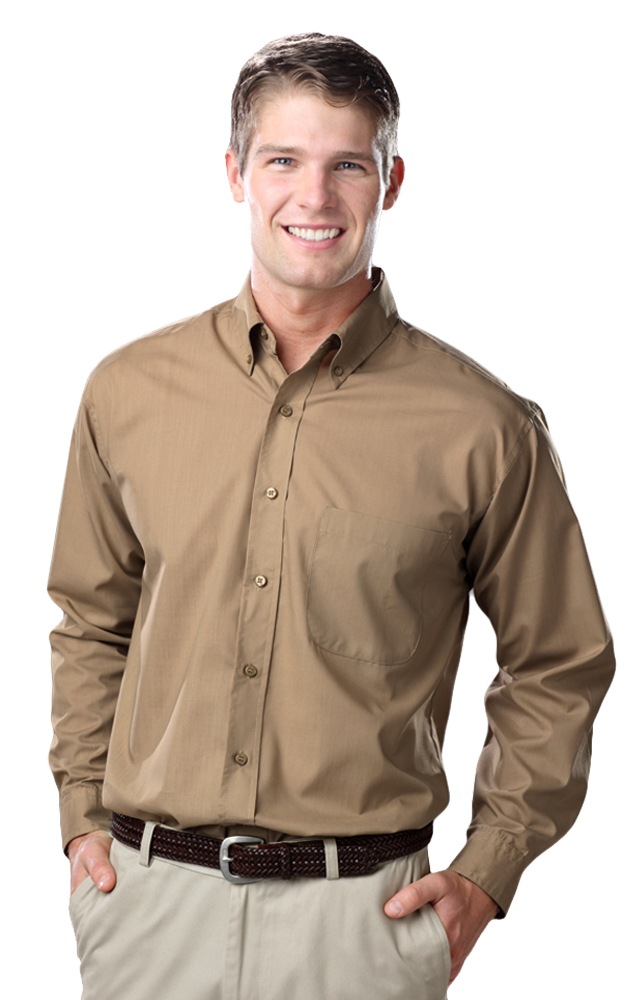 Men's L/S Value Poplin Shirt 7