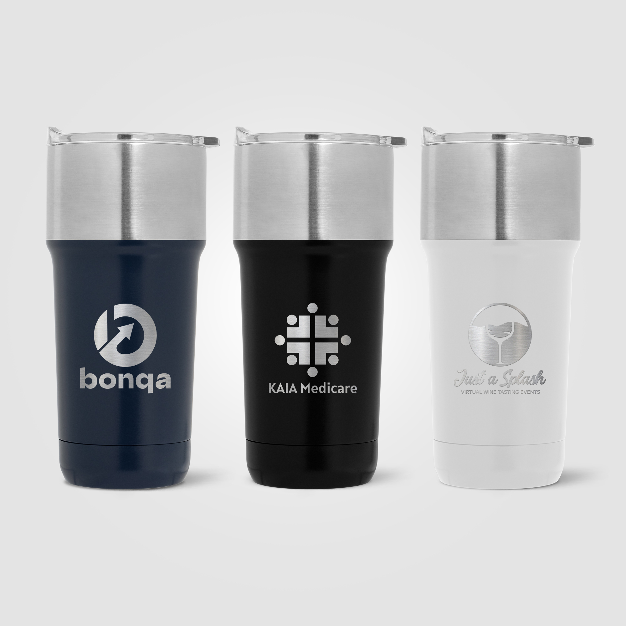Optimus - 20 oz. Double Wall Recycled Stainless Tumbler with Ceramic Interior 12