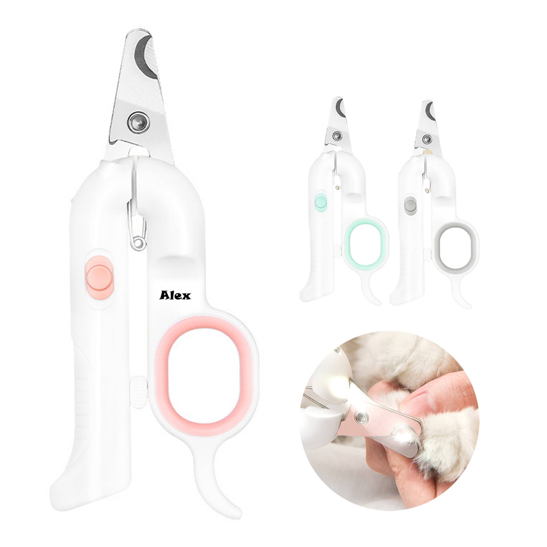 Cat&Dog Nail Clipper with LED Light 2