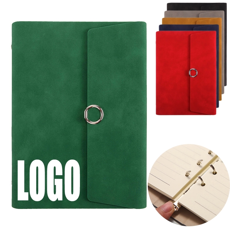 PU Leather A5/B5 Business Travel Journal Binder Notebook 5