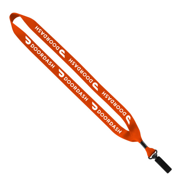 3/4" Polyester Lanyard with Bulldog Clip 9
