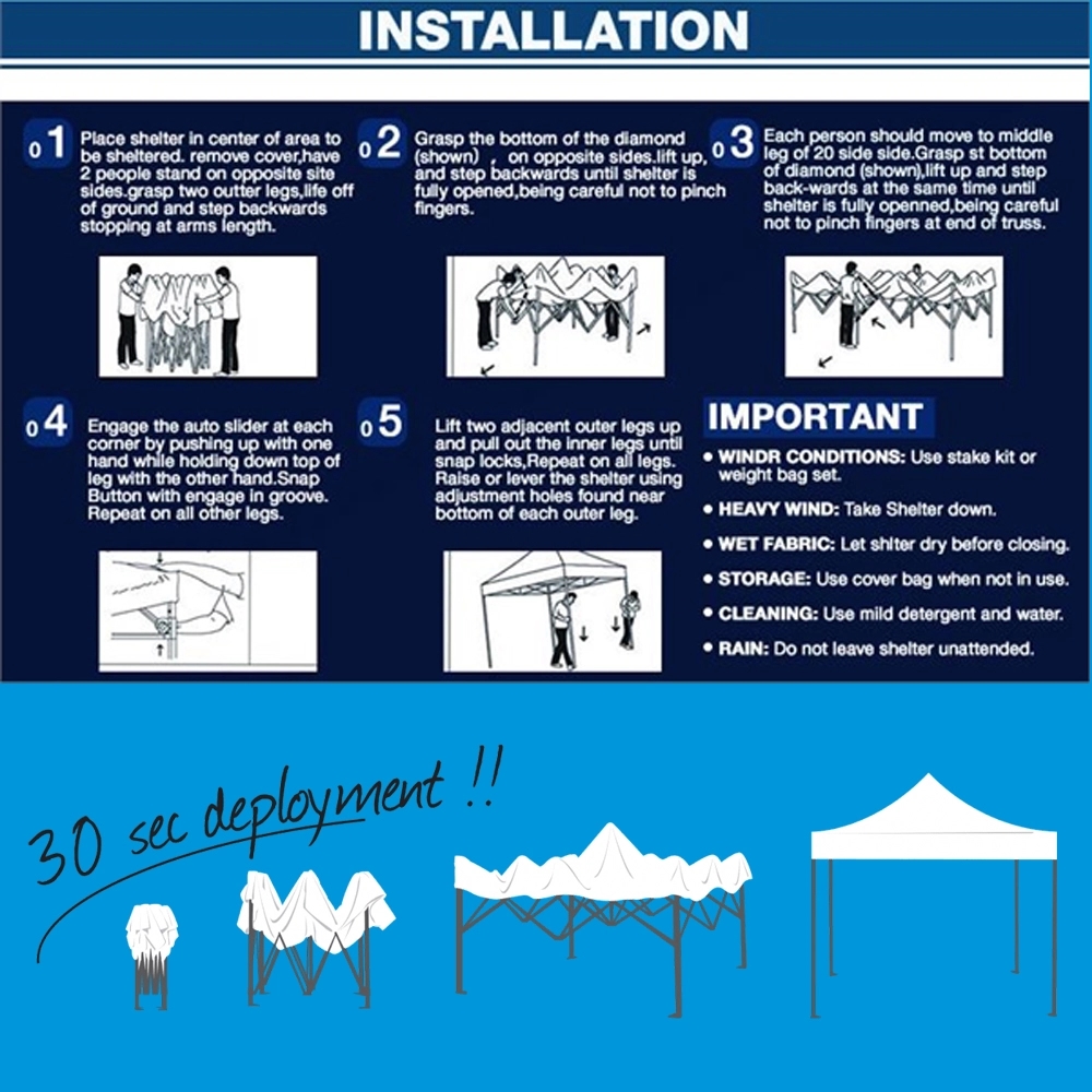 Outdoor/Indoor EventsUse 10'x 10' Canopy Tent w/Printing 2