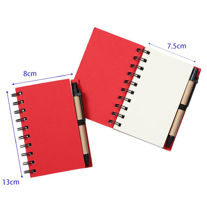 Spiral Notebook W/ Pens 6
