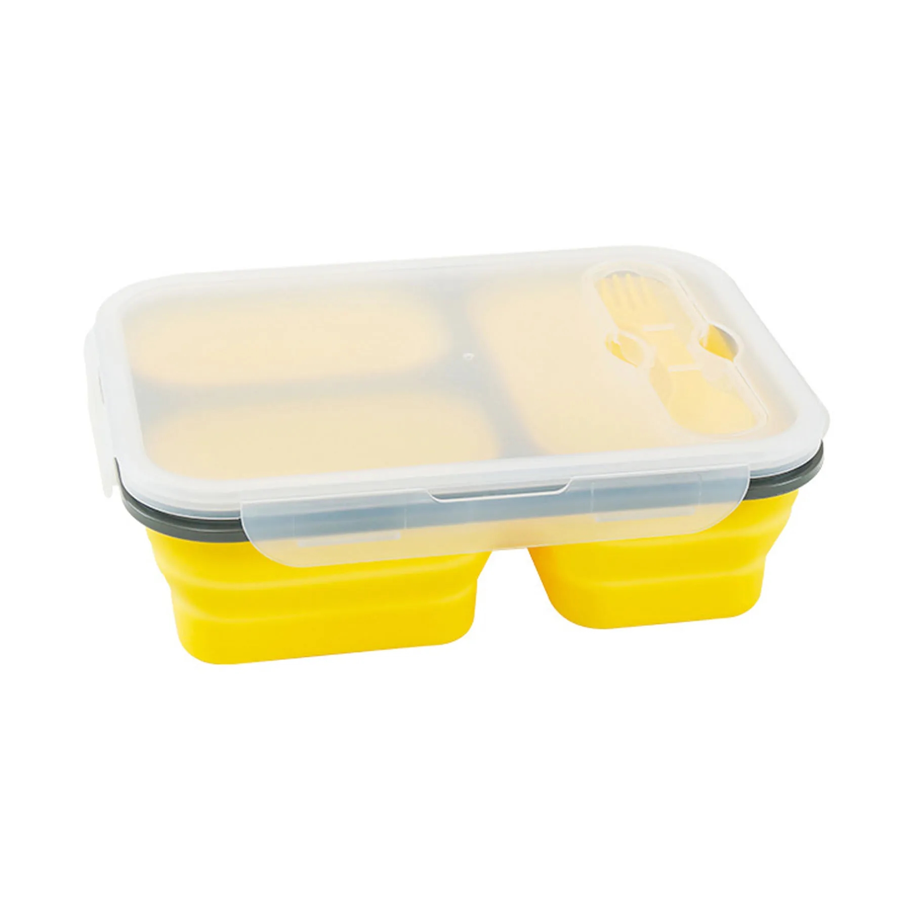 Portable Silicone Foldable Food Container 3