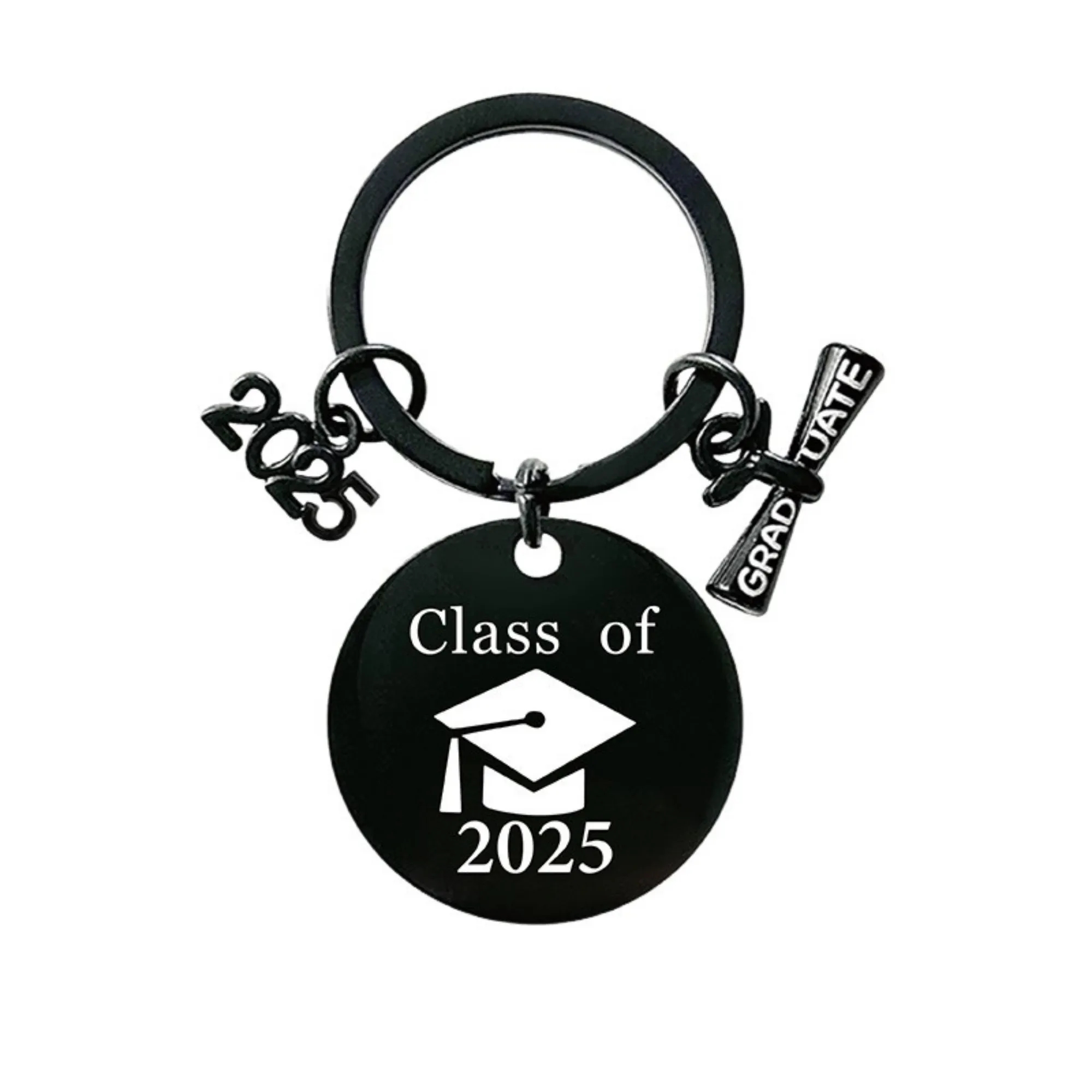Stainless Grad Keychain 8