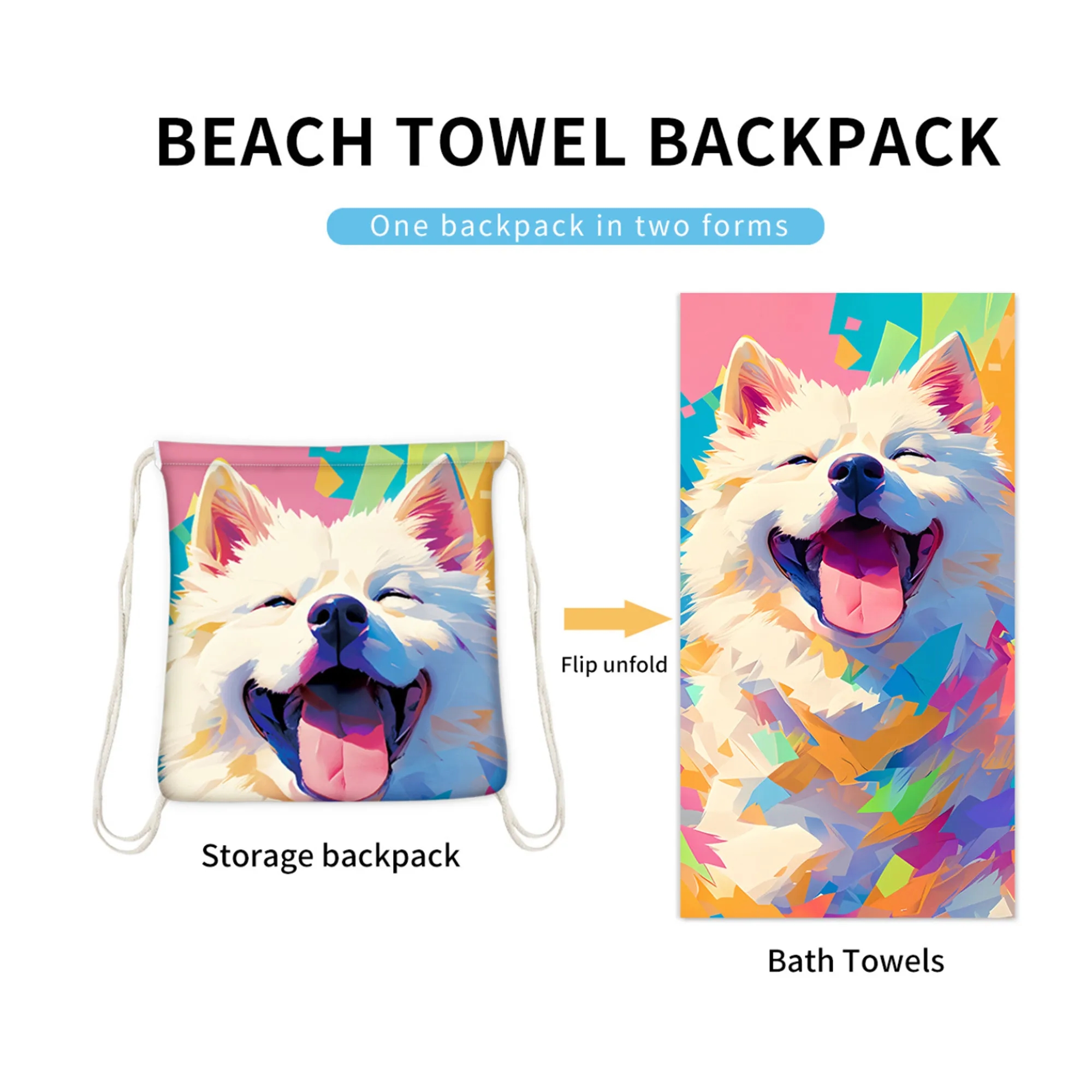 Foldable Beach Towel Bag 3