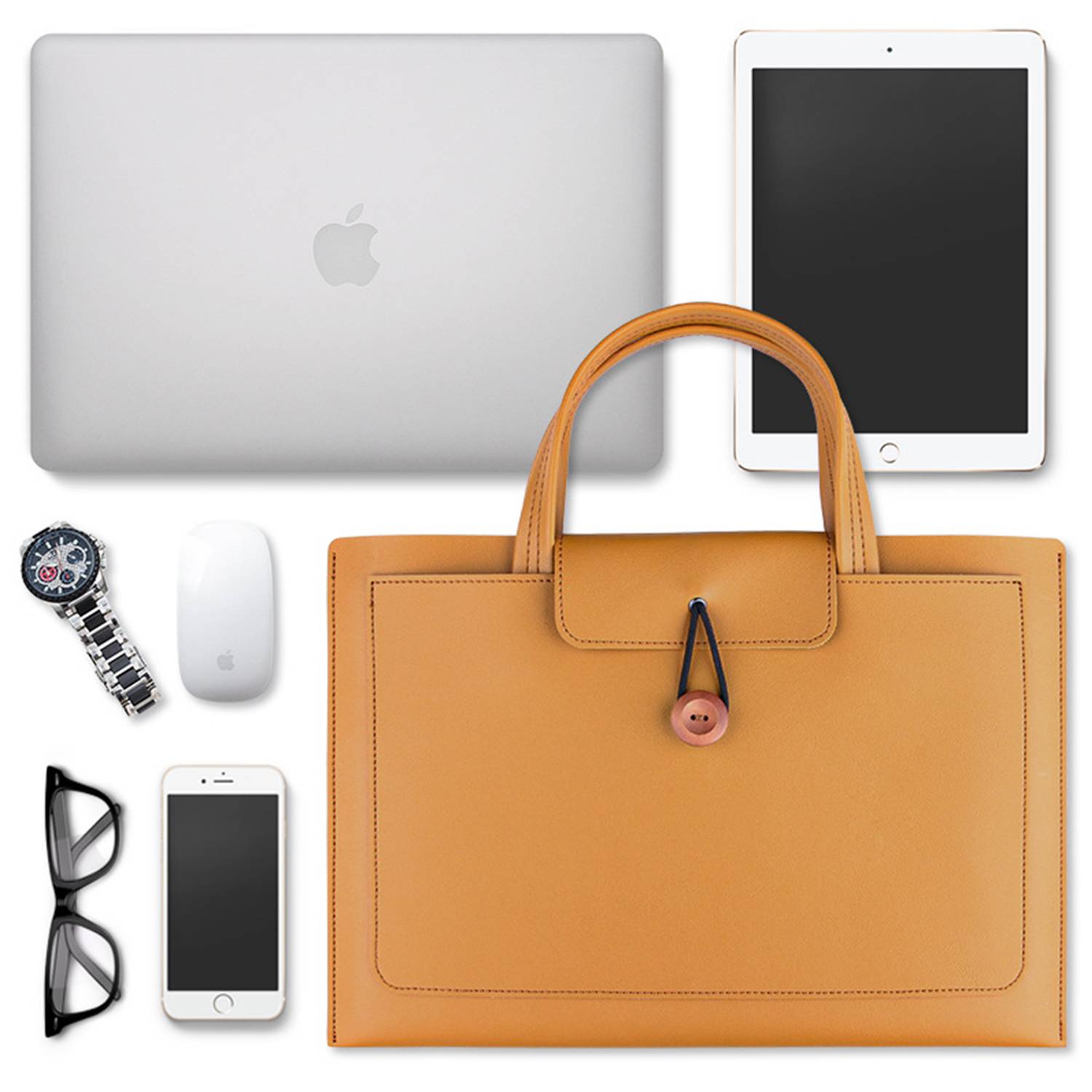 PU Leather Laptop Briefcase 3