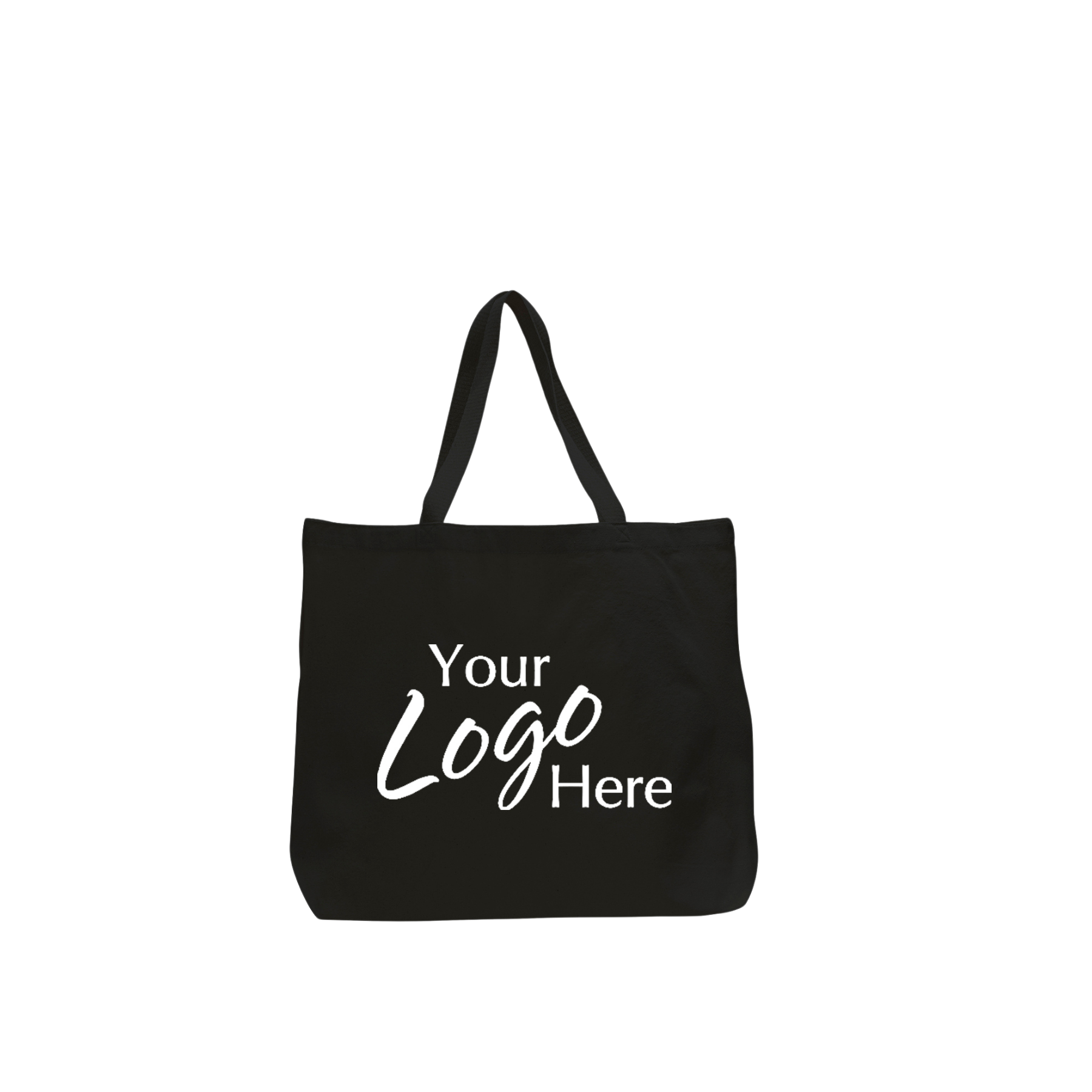 Canvas Jumbo Tote Bag 20" W x 15" H x 5" Gusset, custom tote bag with logo imprint 1