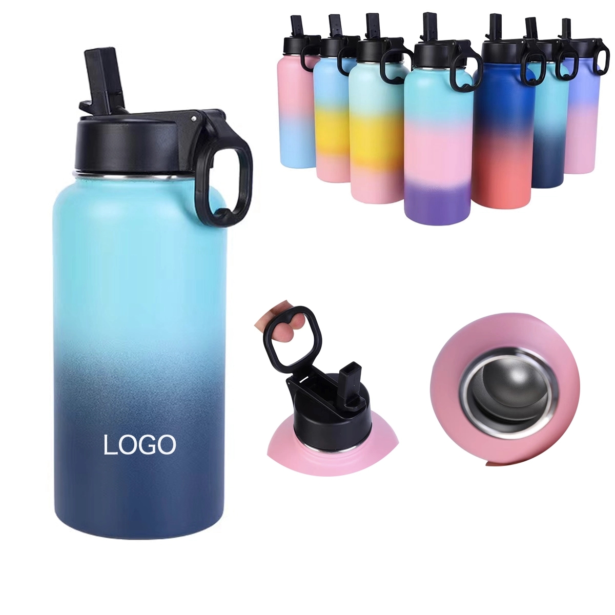 32 Oz Stainless Steel Vacuum Insulated Sports Water Bottle 4