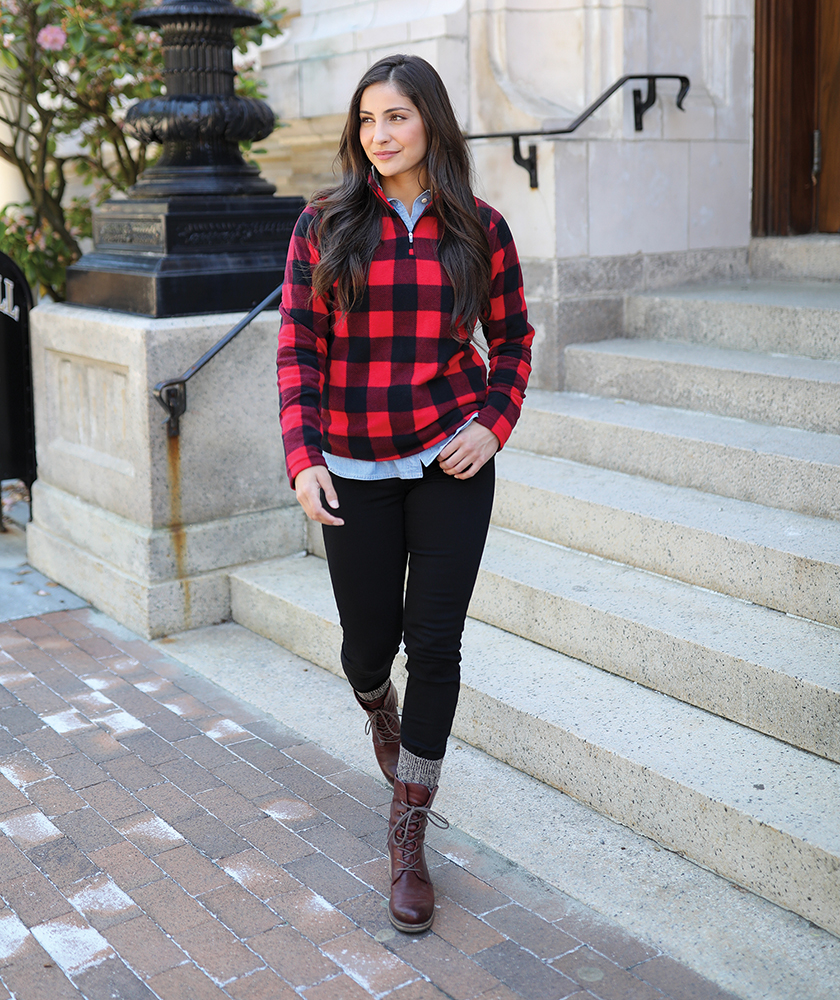 Women's Freeport Microfleece Printed Pullover