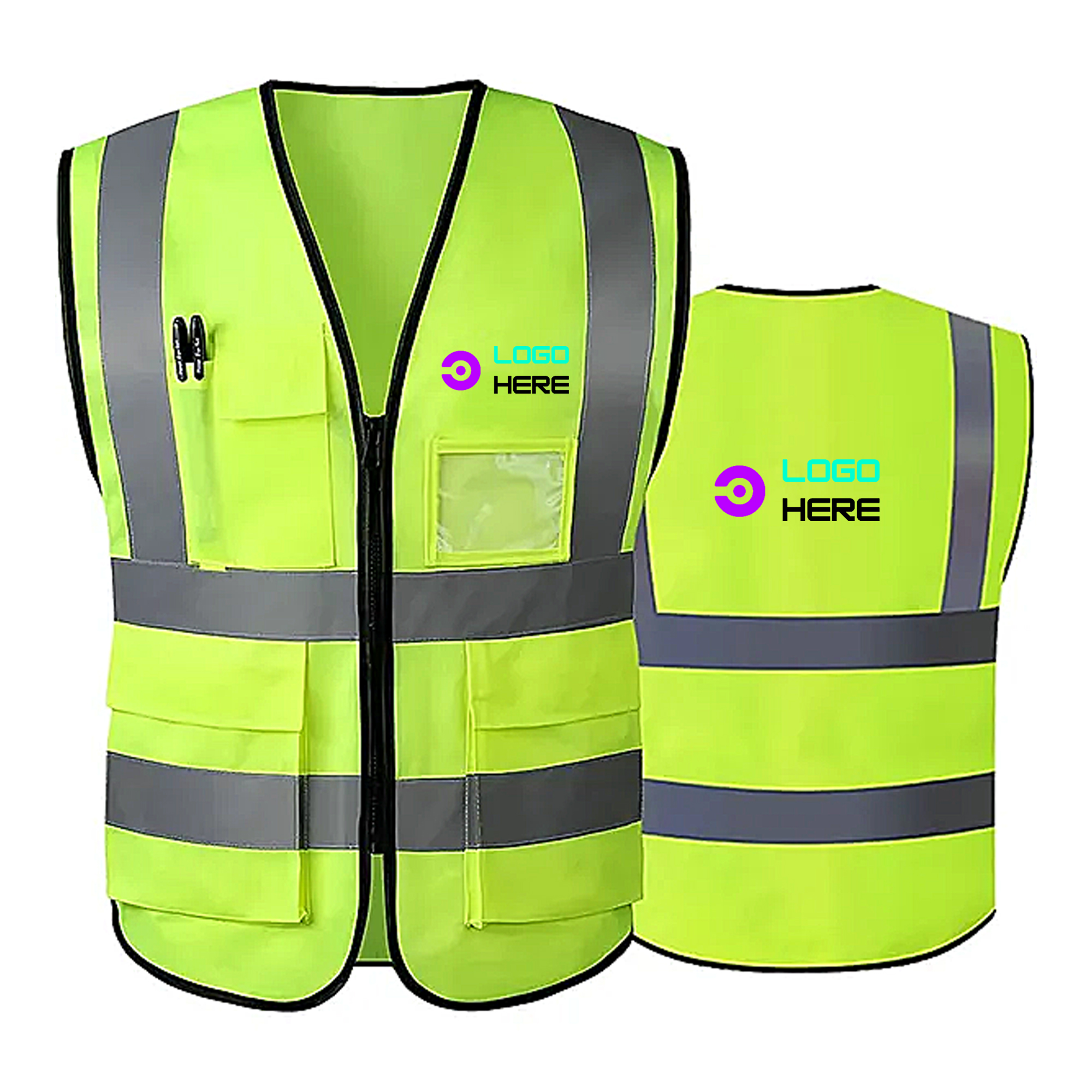 MOQ 50 Volunteer Safety Vest ?C Reflective & Bright 6