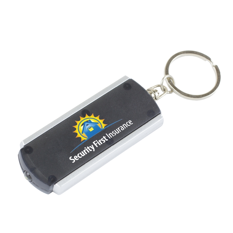 "Voyager FC" PhotoImage ® Full Color Imprint Slim Keyholder Keylight with Bright White LED Light 3