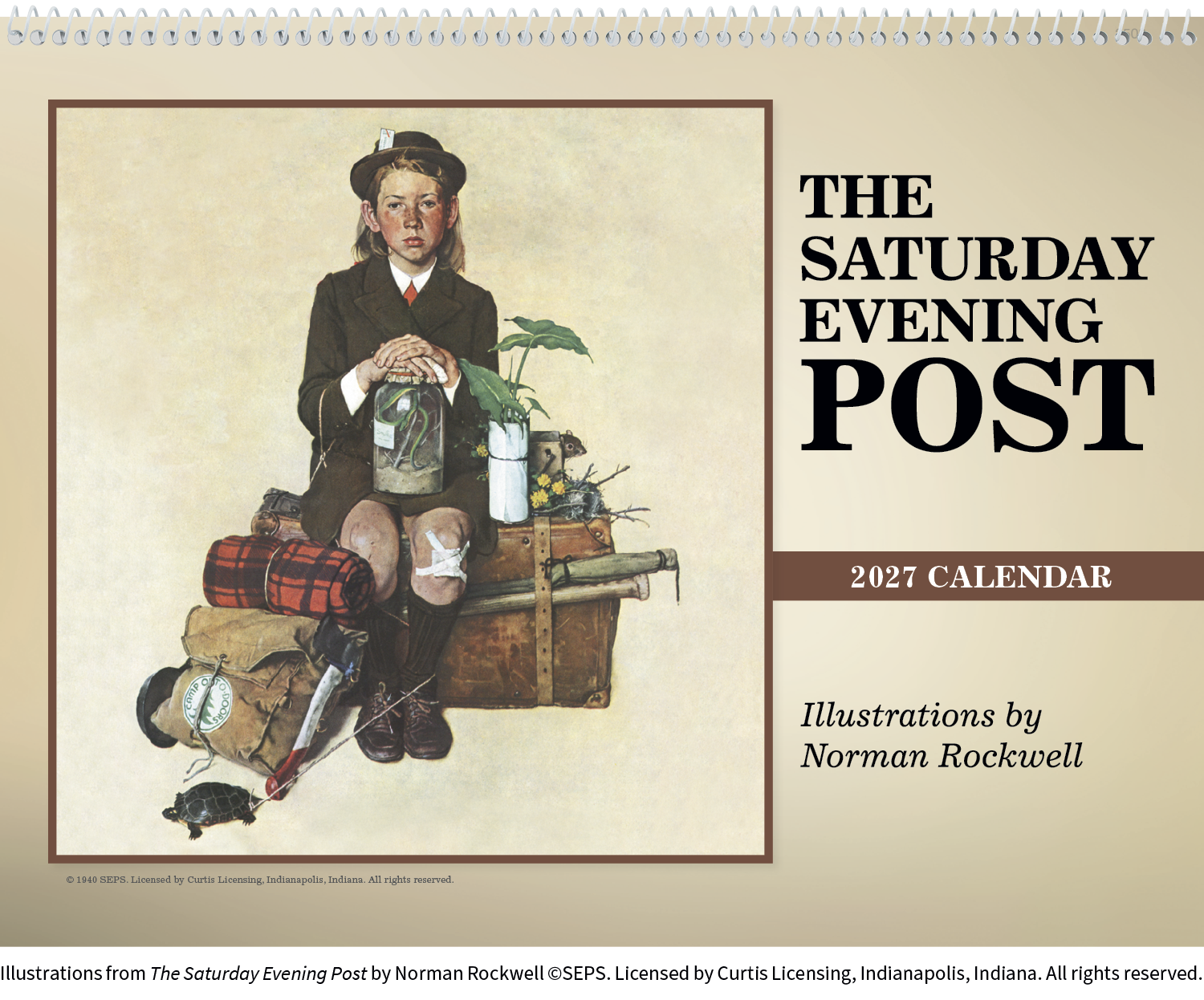 Triumph® Calendars The Saturday Evening Post Illustrations by Norman Rockwell Calendar 15