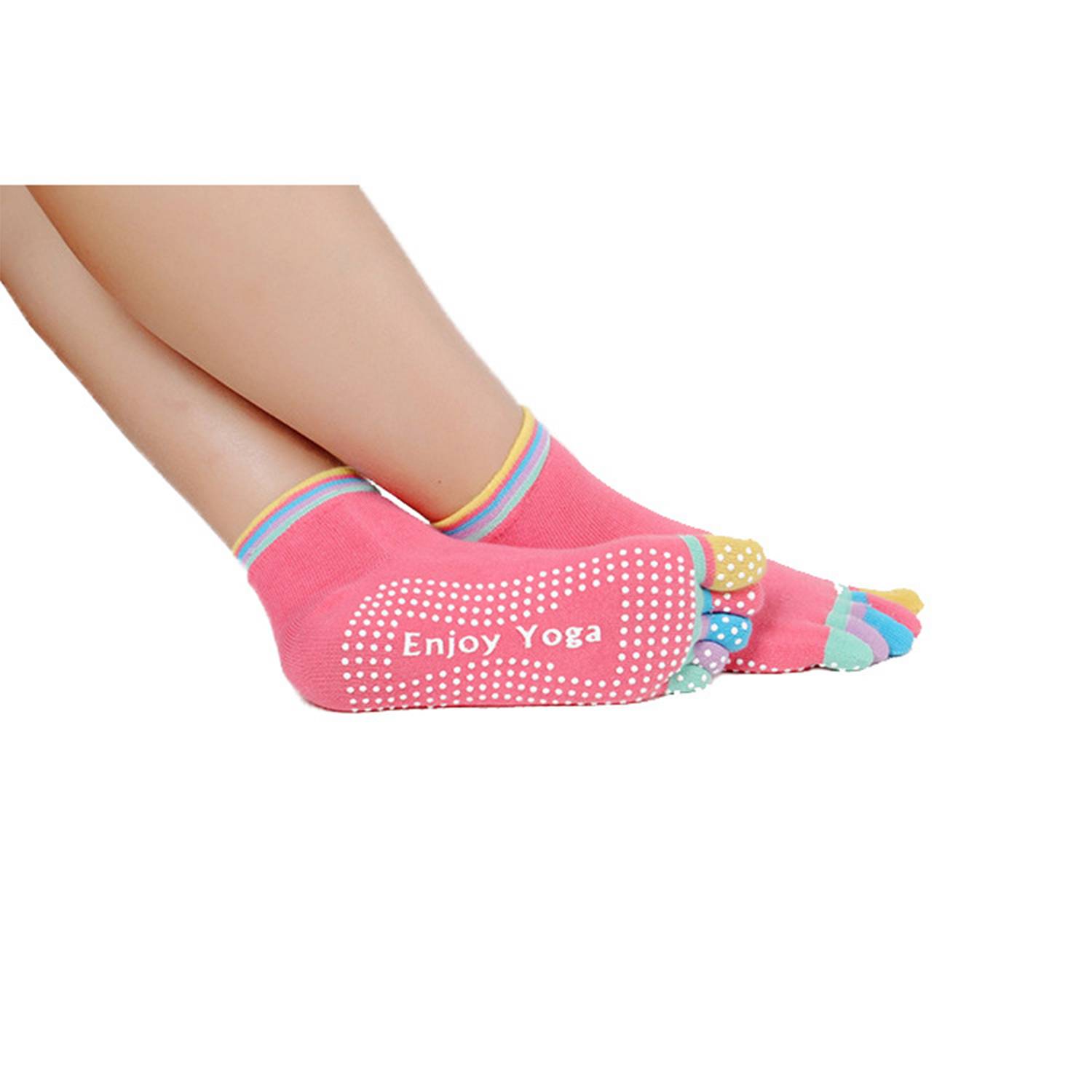 Women's Fitness Yoga Socks Non-Slip Sweat Absorbent 6