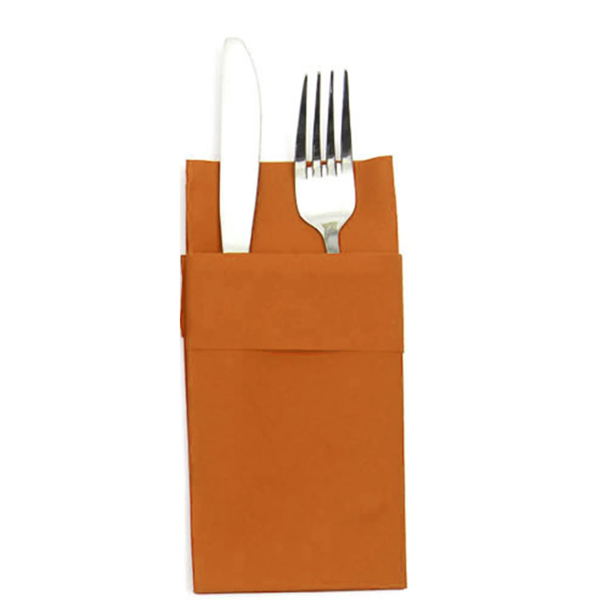 Clean Napkin Pocket Knife and Fork Paper 11