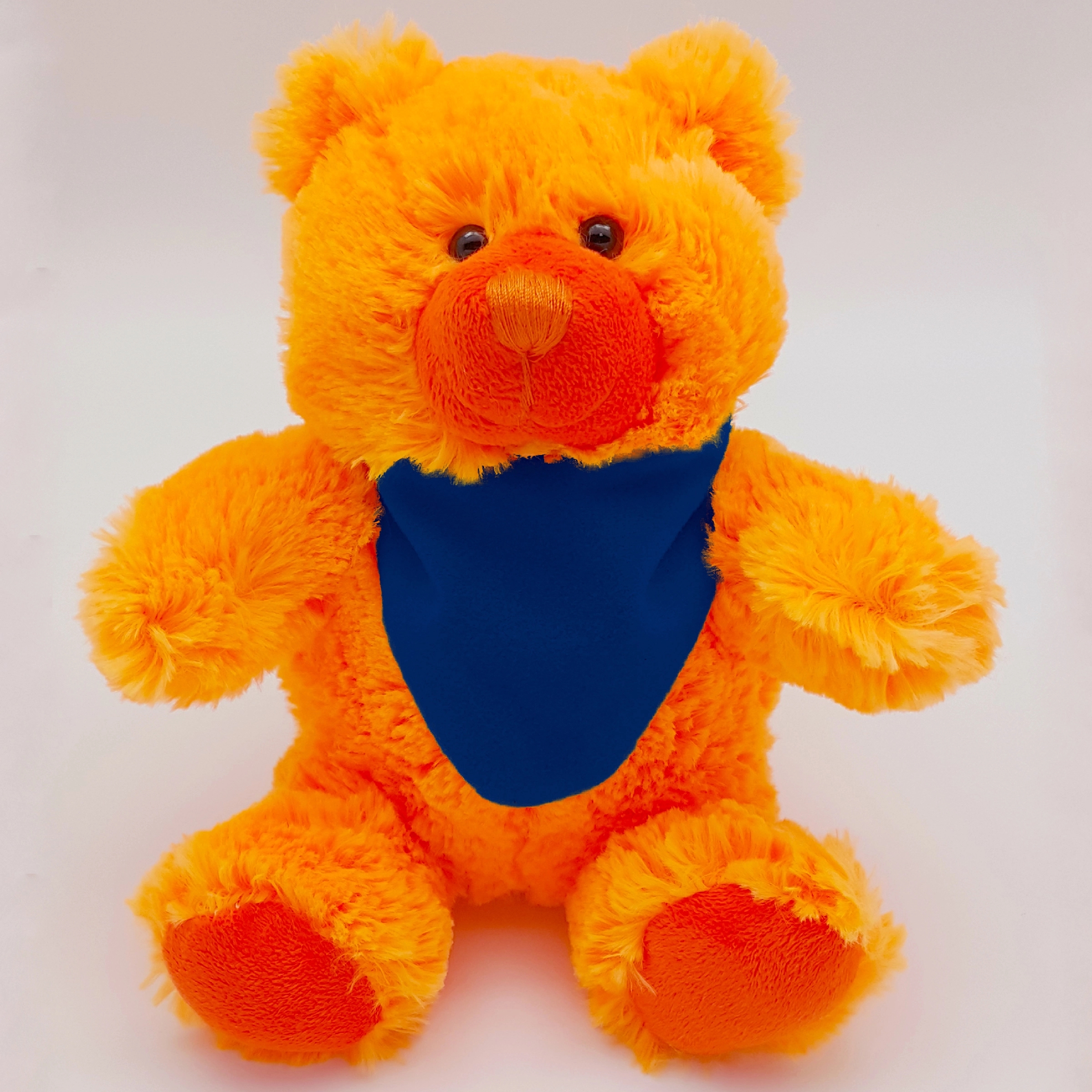 8" Bright Color Orange Bear 8