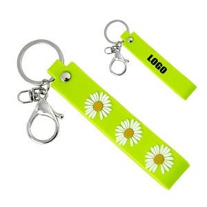 Vibrant 3D Balls PVC Keychain Ring 9