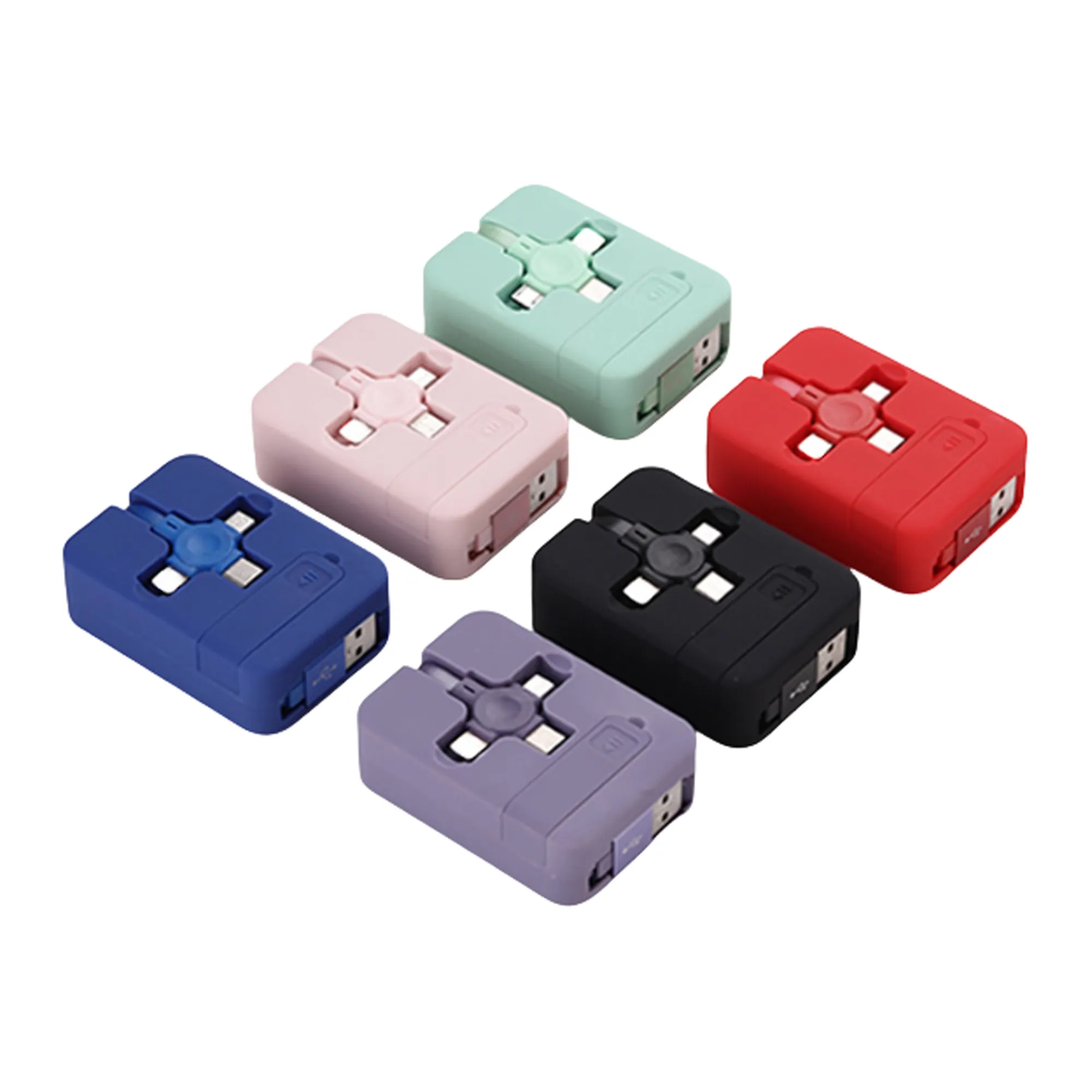 Three In One Retractable Charging Data Cable 2