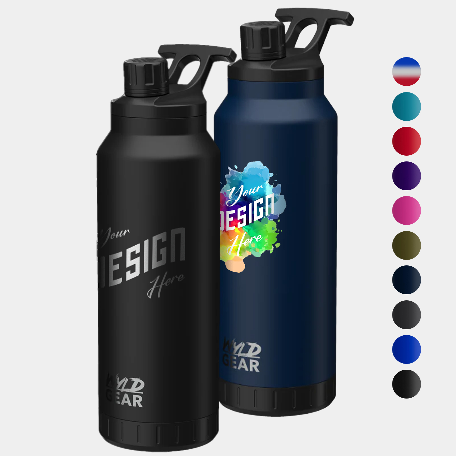 44 oz Wyld Gear® Stainless Steel Vacuum Insulated Mag Bottle 3