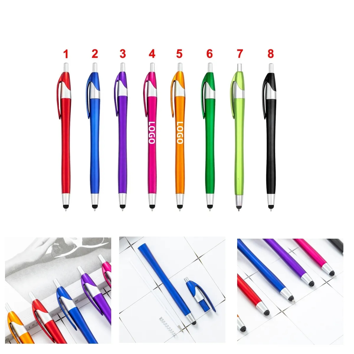 Ballpoint pen with rubber touch 5