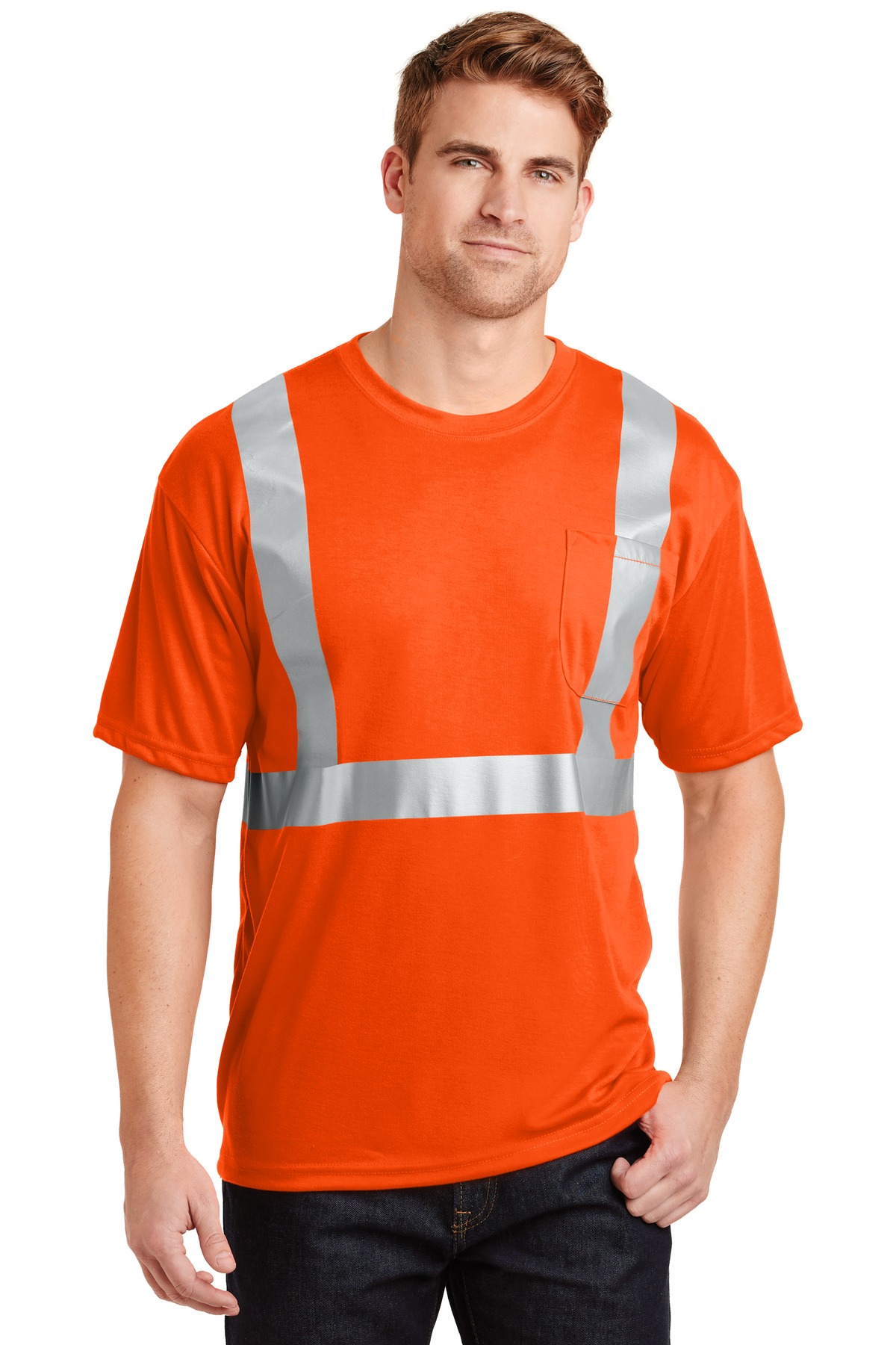 CornerStone - ANSI 107 Class 2 Safety T-Shirt. CS401 16