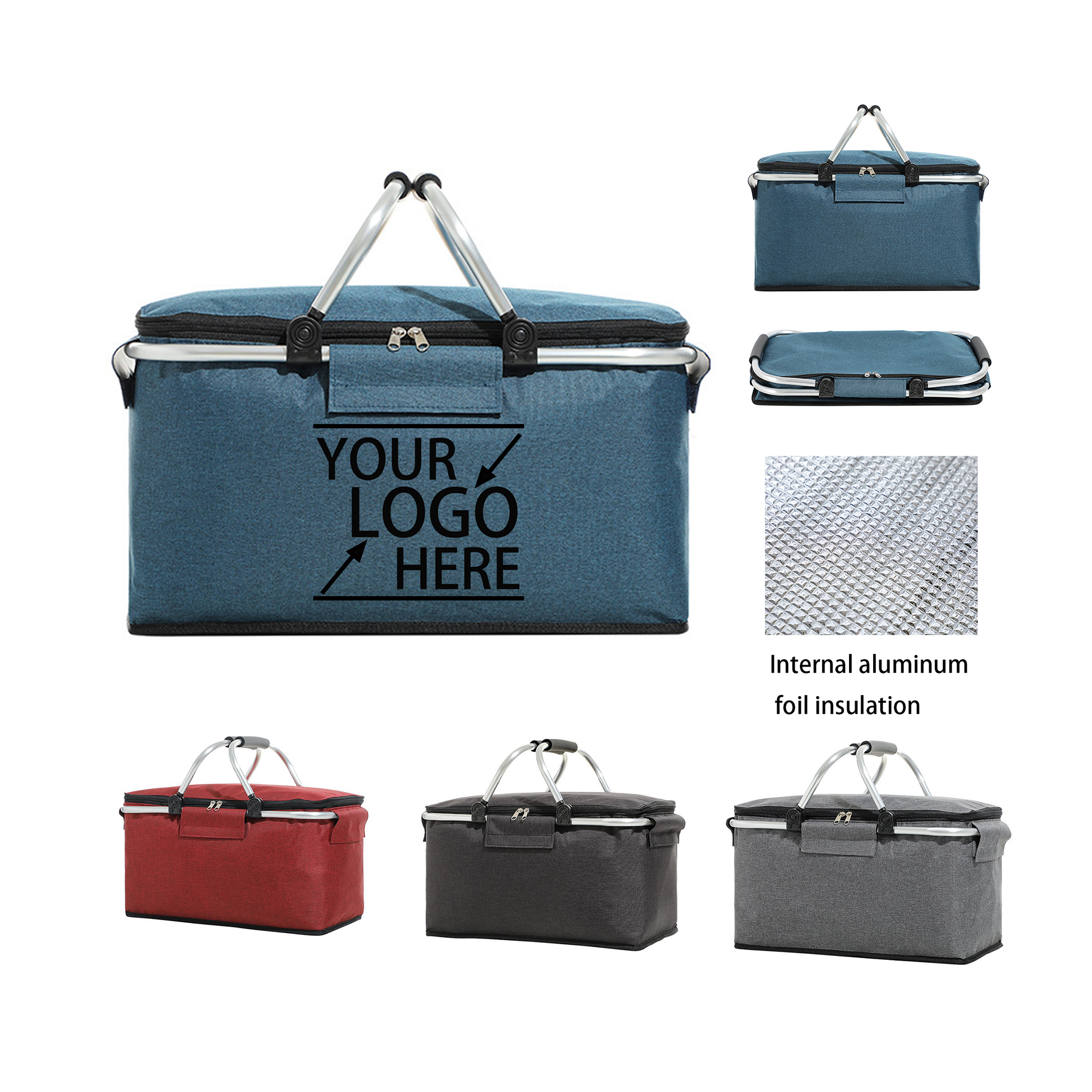 300D Oxford Fabric Insulated Tote Bag 2