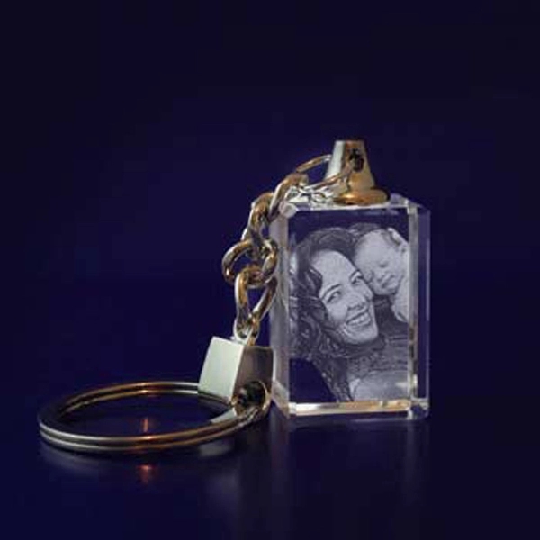 Photo Crystal Keyring - 2D 5