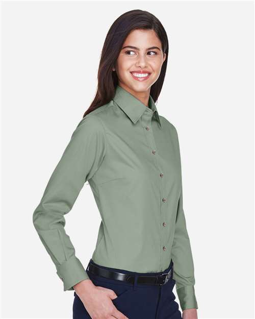 Women's Easy Blend™ Twill Dress Shirt with Stain-Release - M500W 44