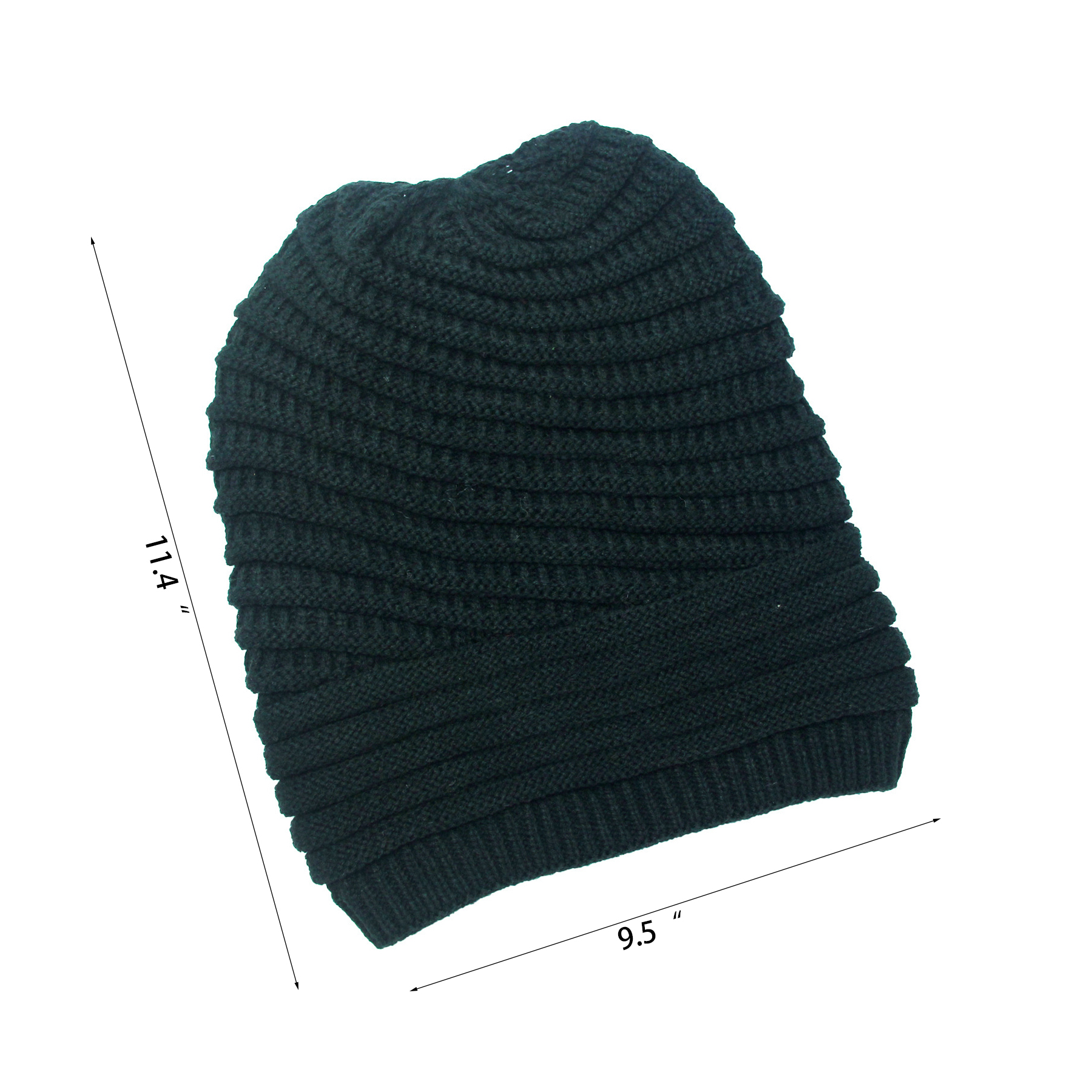 Women Chunky Knit Beanie Hats 1