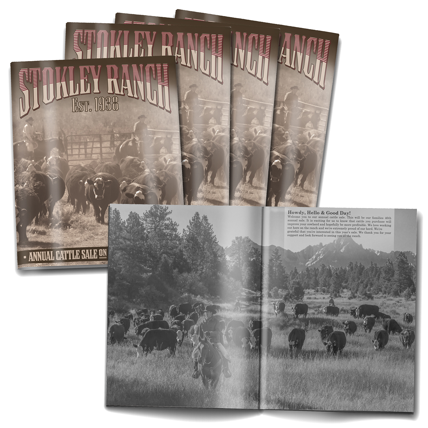 68-page (8.5x11) Booklet, Brochure or Catalog - Black Pages 2