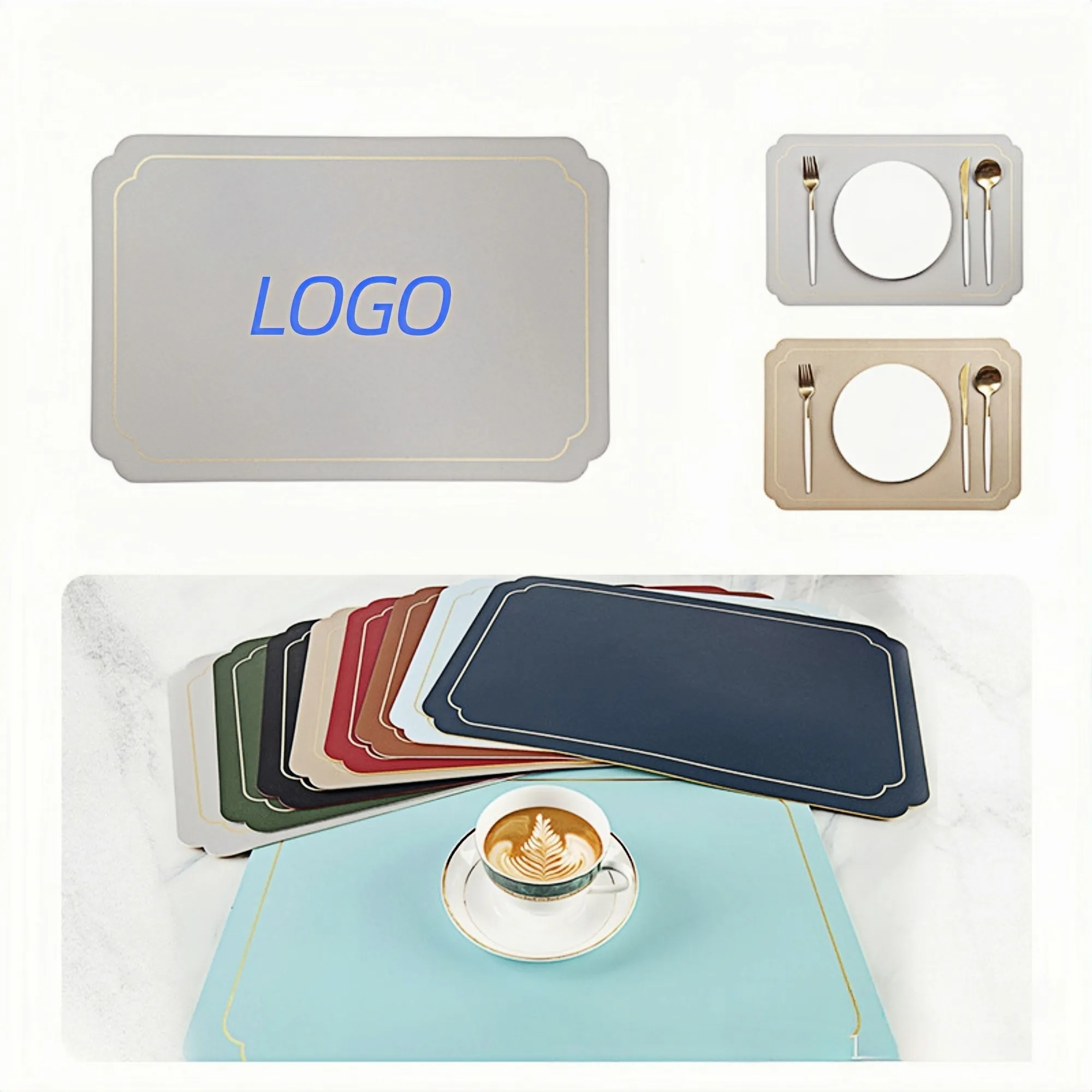 Faux Leather Dining Placemats 2