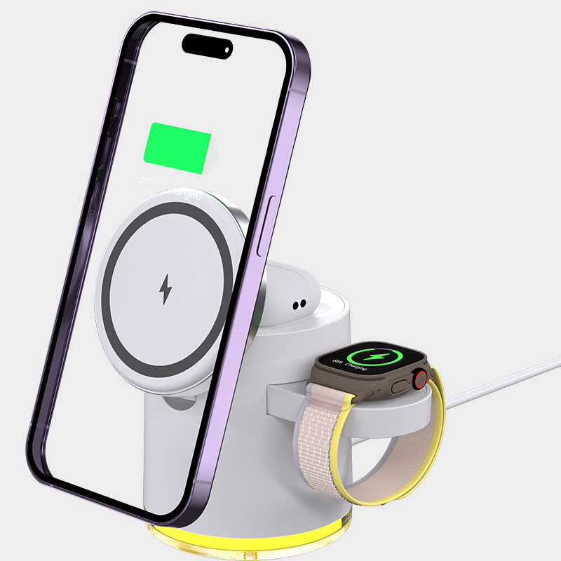 4-In-1 Magnetic Wireless Charging Station 1