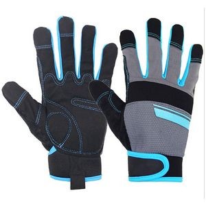 Microfiber Foam Padded Palm Touch Screen Safety Work Gloves 3