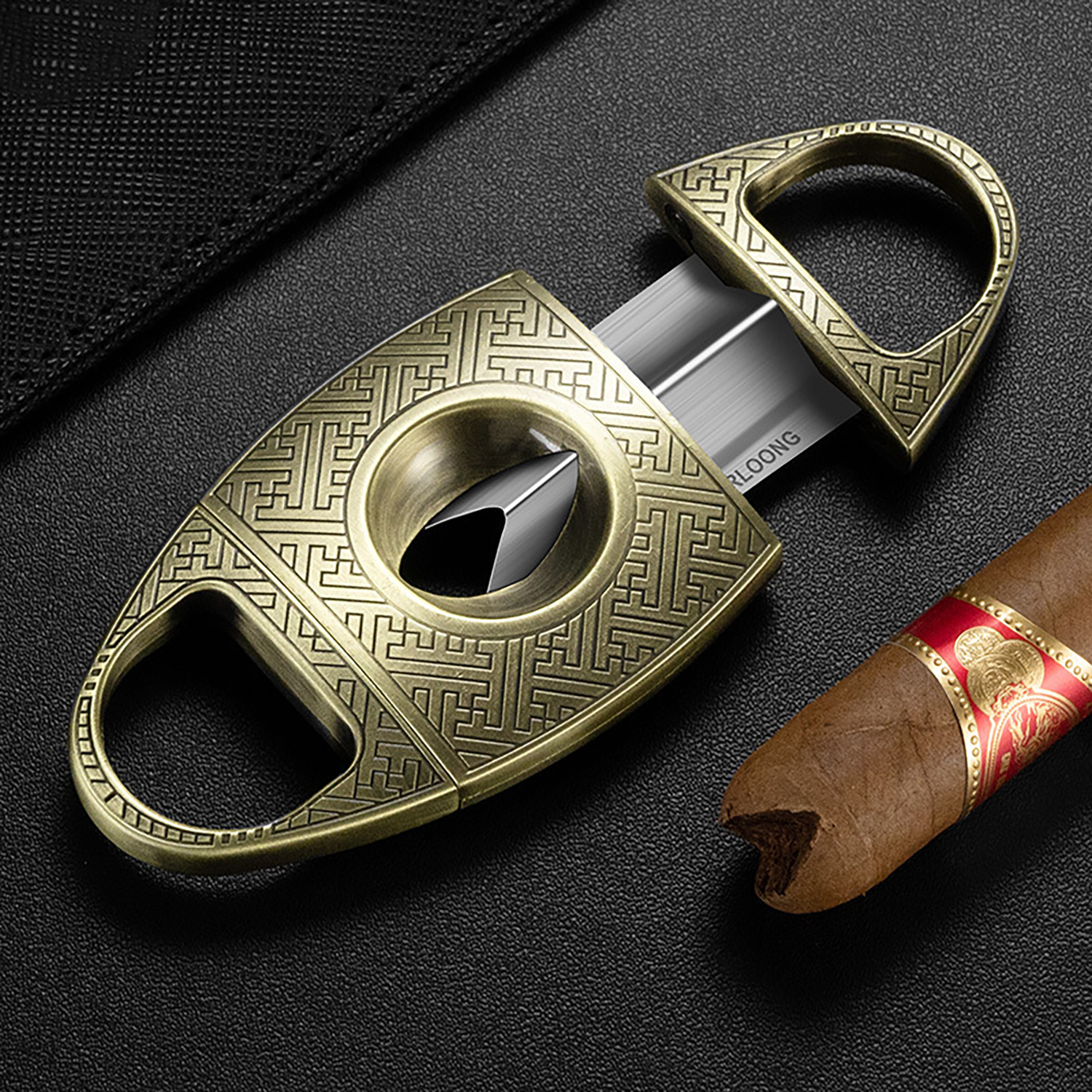 Alloy V-Cut Cigar Cutter Stainless Steel Blade 5