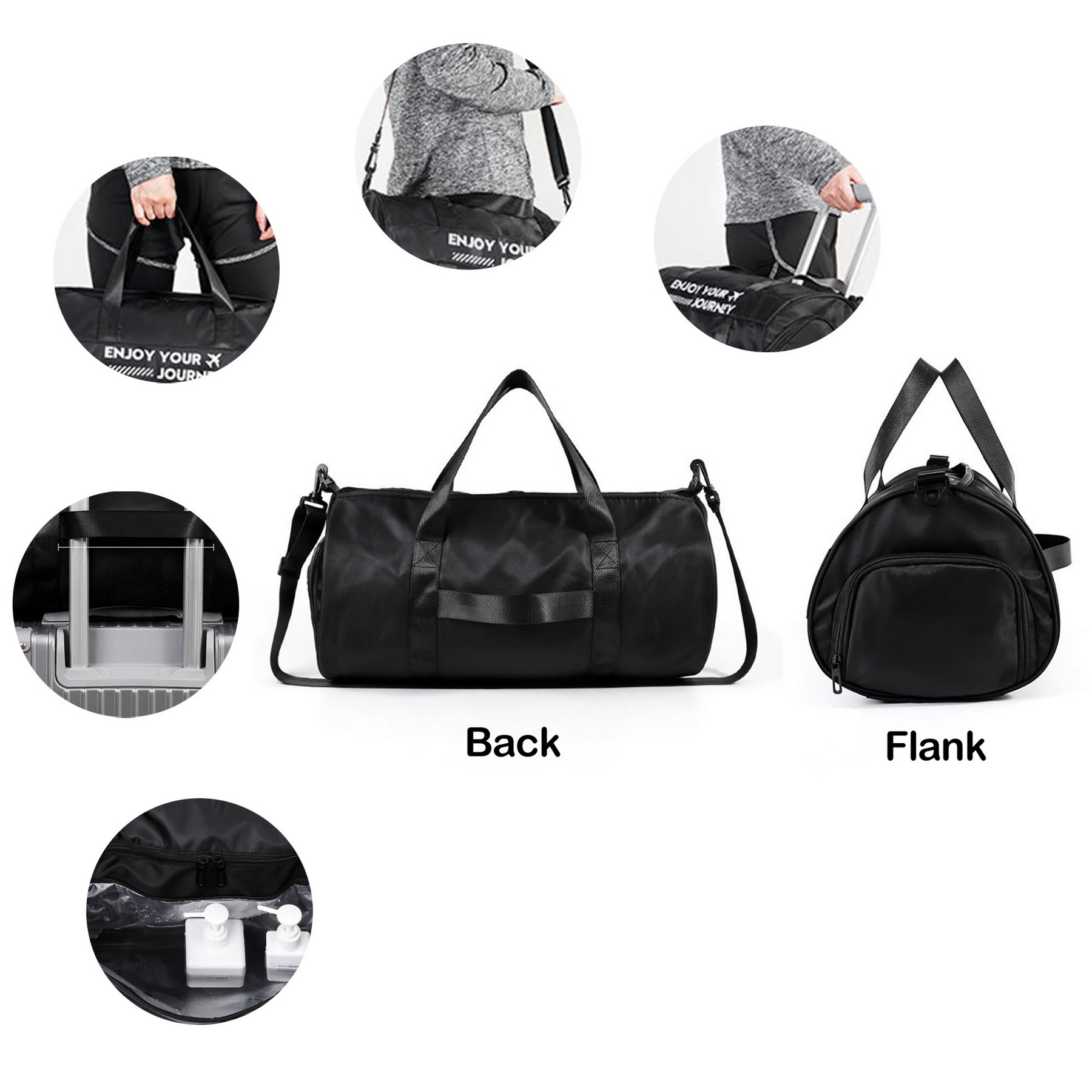 Gym Bag With Shoes Compartment 3