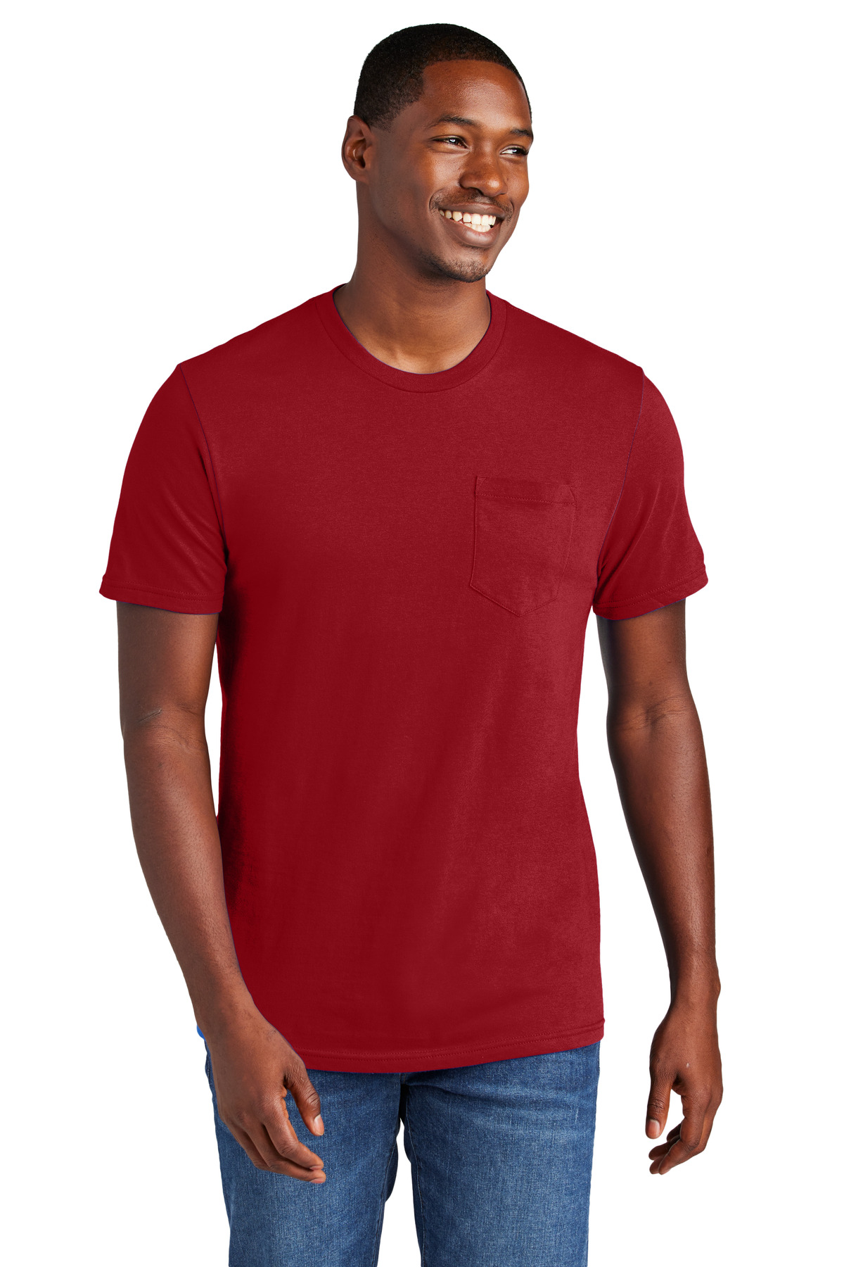 District Very Important Tee with Pocket. DT6000P 14