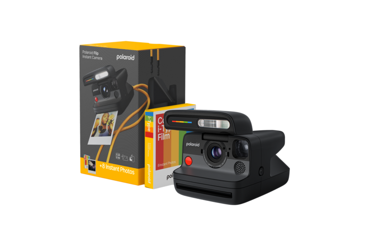 Polaroid Flip Instant Camera + Color Film Bundle - Black 2