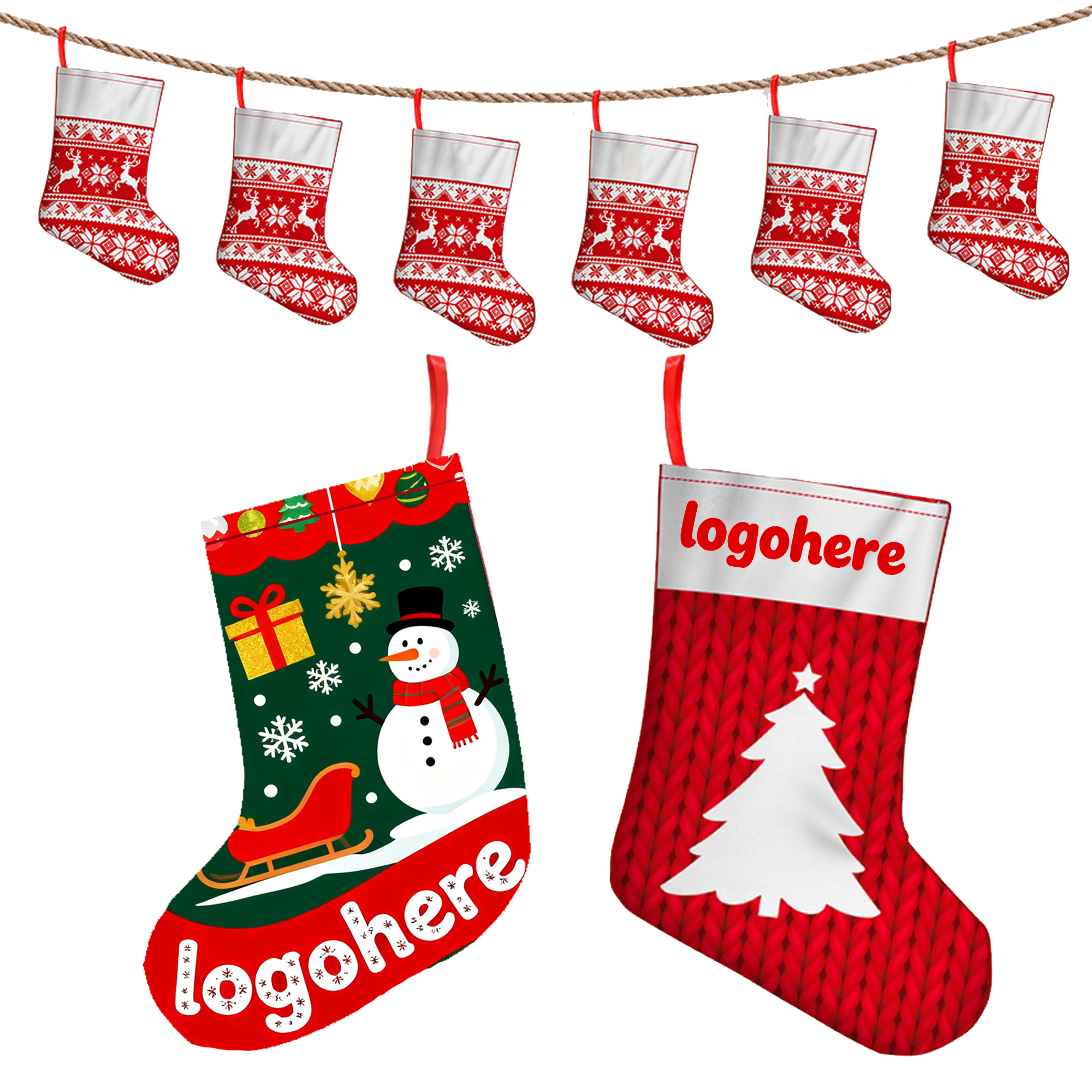 Extra Large Personalized Christmas Stocking 4