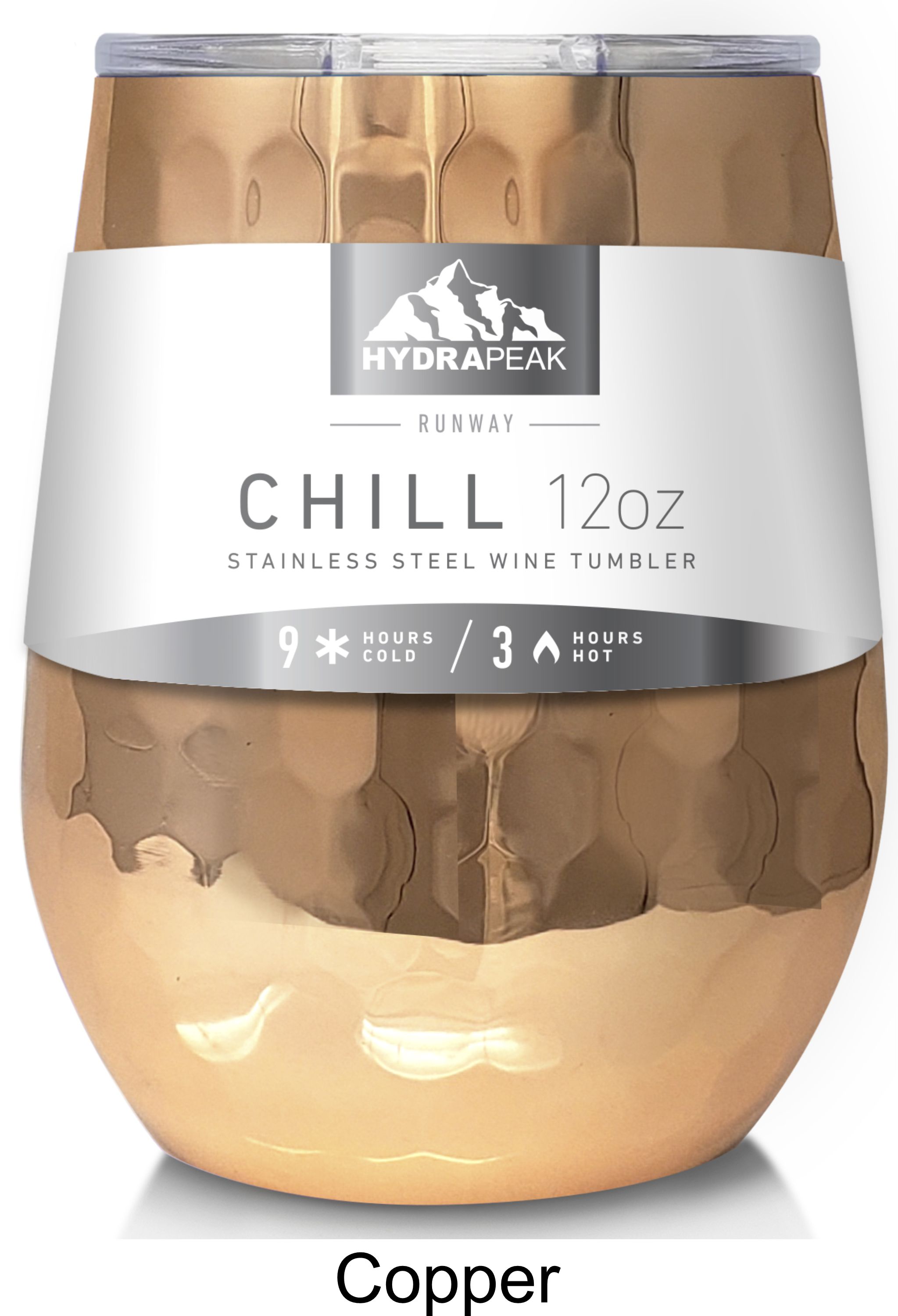 12 Oz. Hydrapeak Chill Wine Tumbler LIFETIME WARRANTY! 8