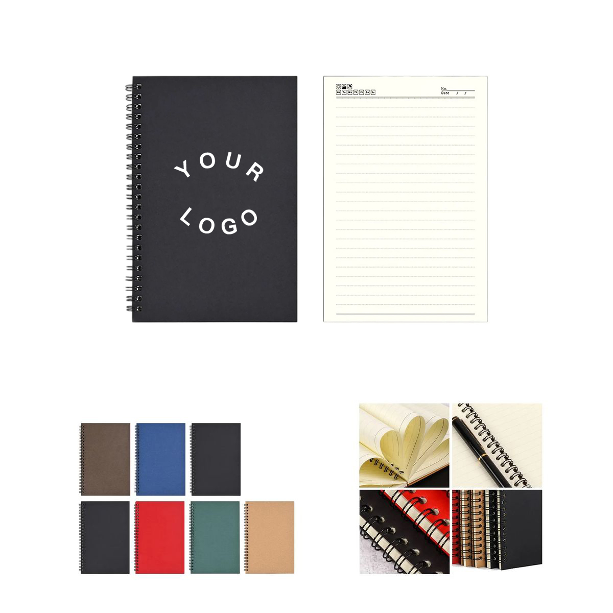 Classic Ruled Notebook with Spiral Spine 4