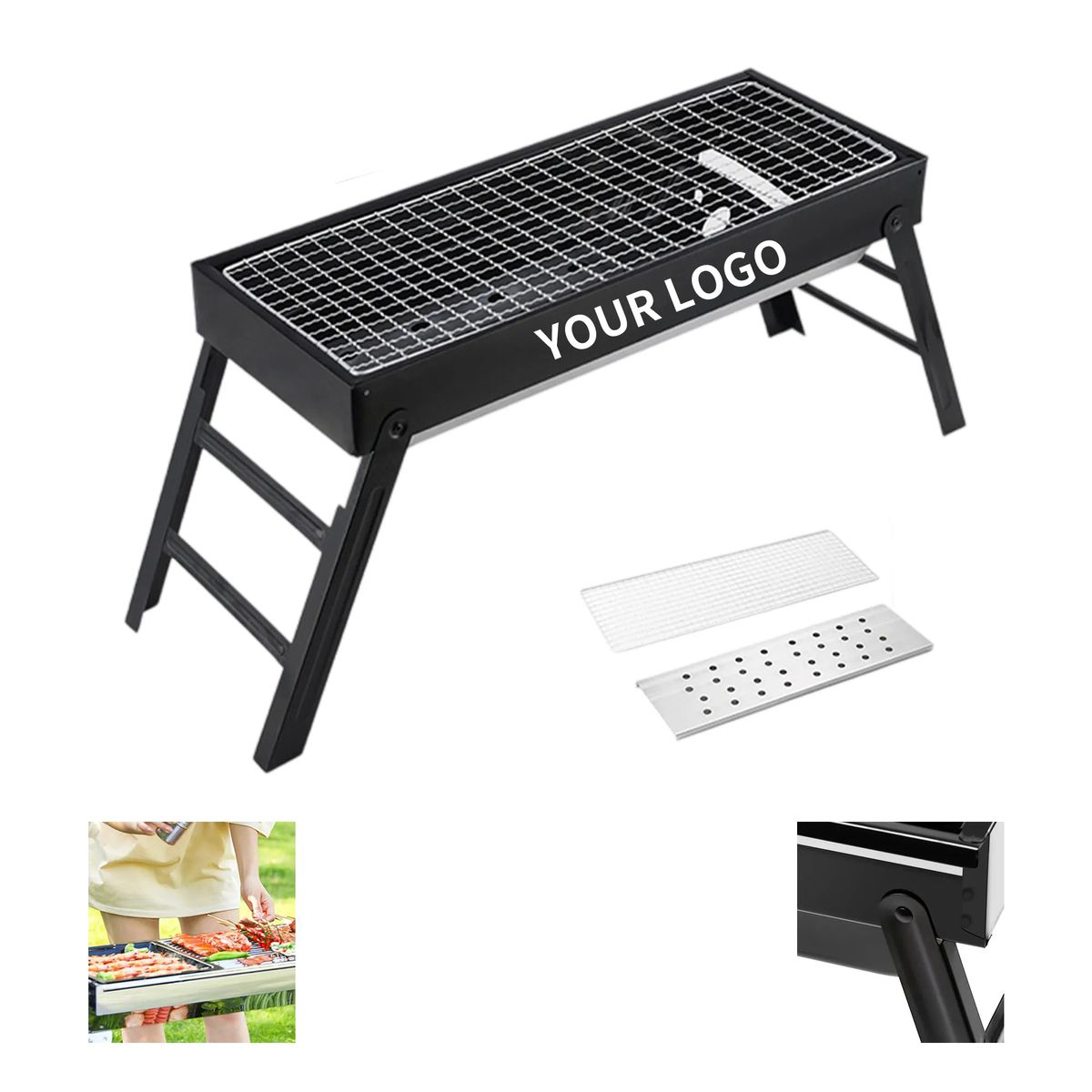 Steel Foldable Grill for Travel and Outdoor Use 4
