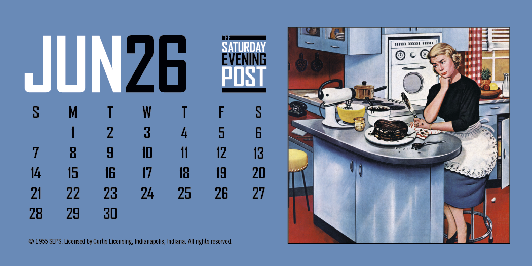 Triumph® Calendars The Saturday Evening Post Desk Calendar 5