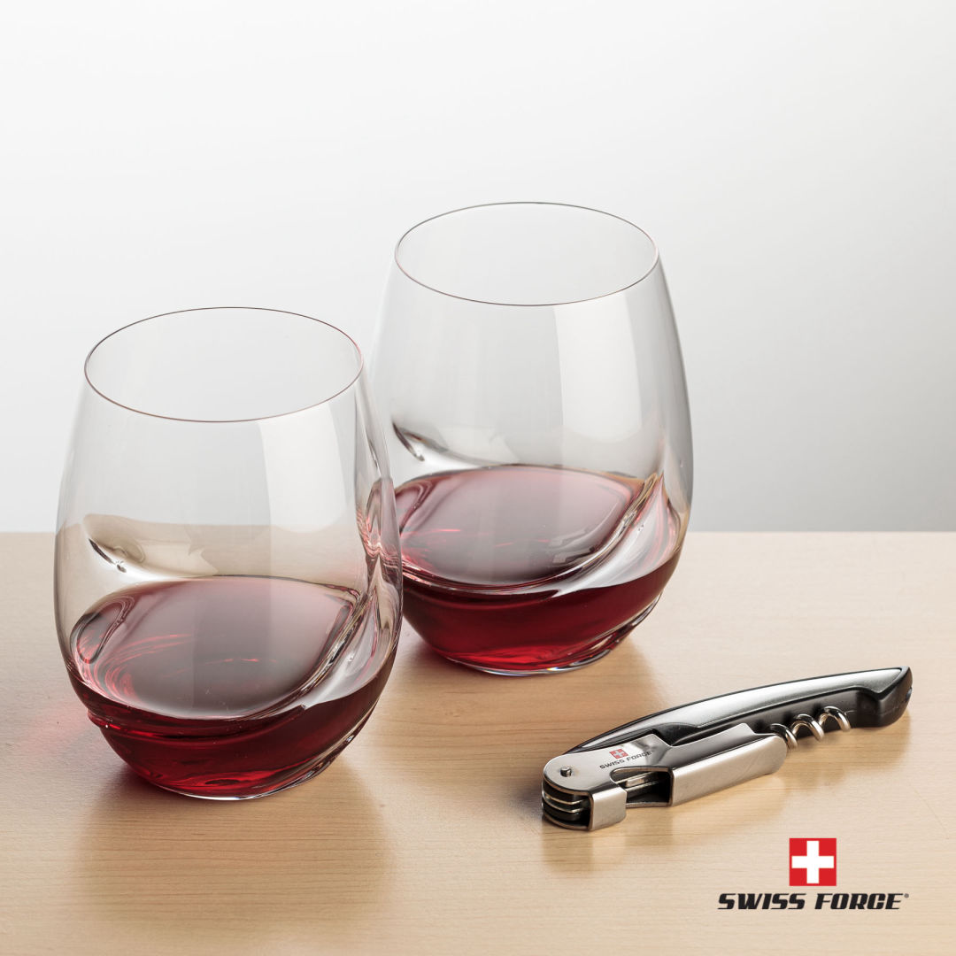 Swiss Force® Opener & Bartolo Stemless Wine 4