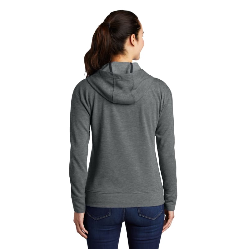 Sport-Tek Women's PosiCharge Tri-Blend Wicking Fleece Full-Zip Hooded Jacket 9