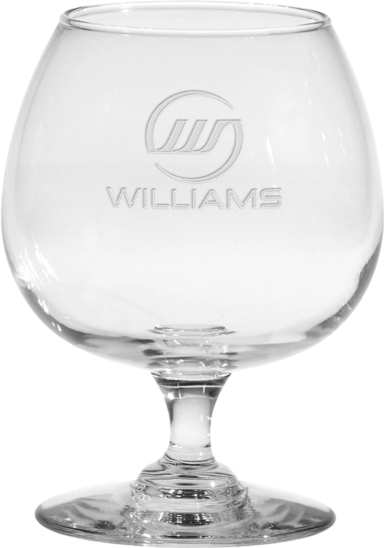 12 oz. Medium Brandy Snifter - Deep Etched 15