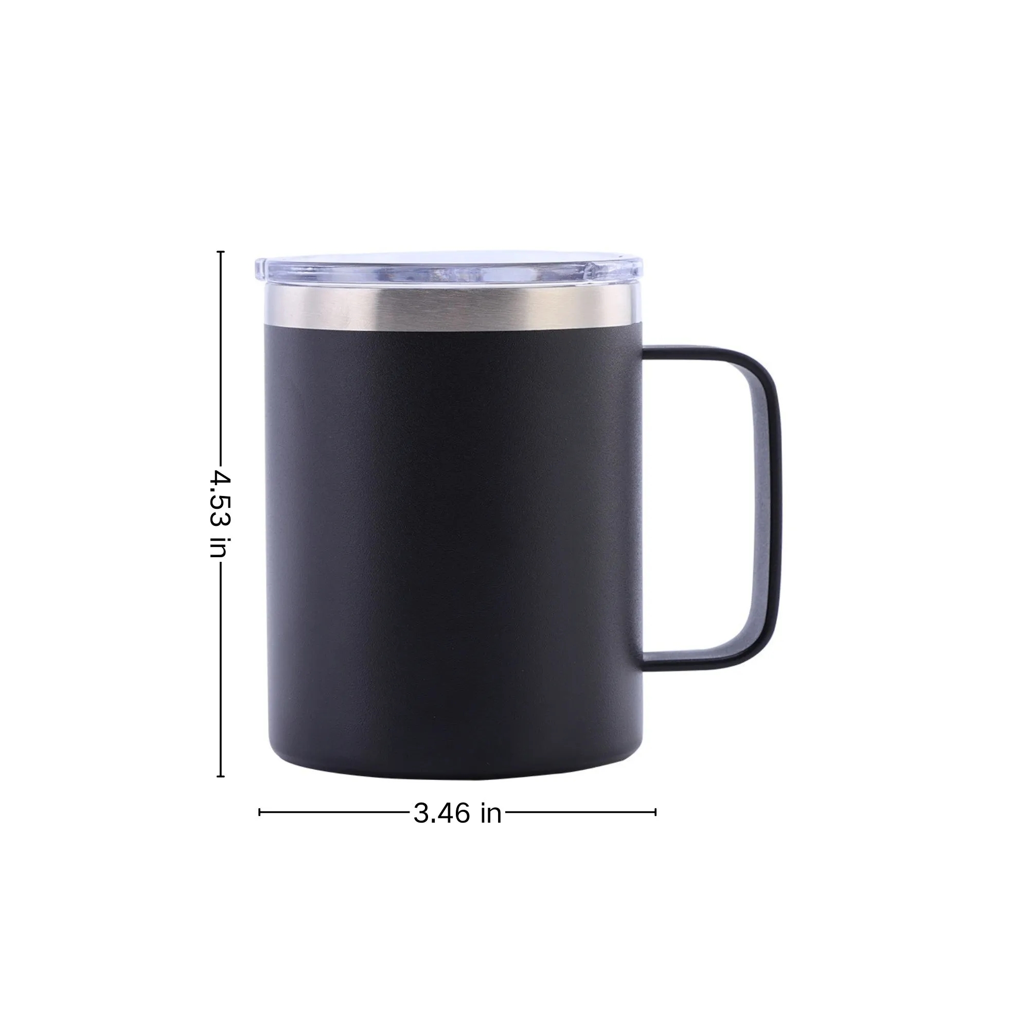 12oz Stainless Steel Insulated Mug With Lid 5