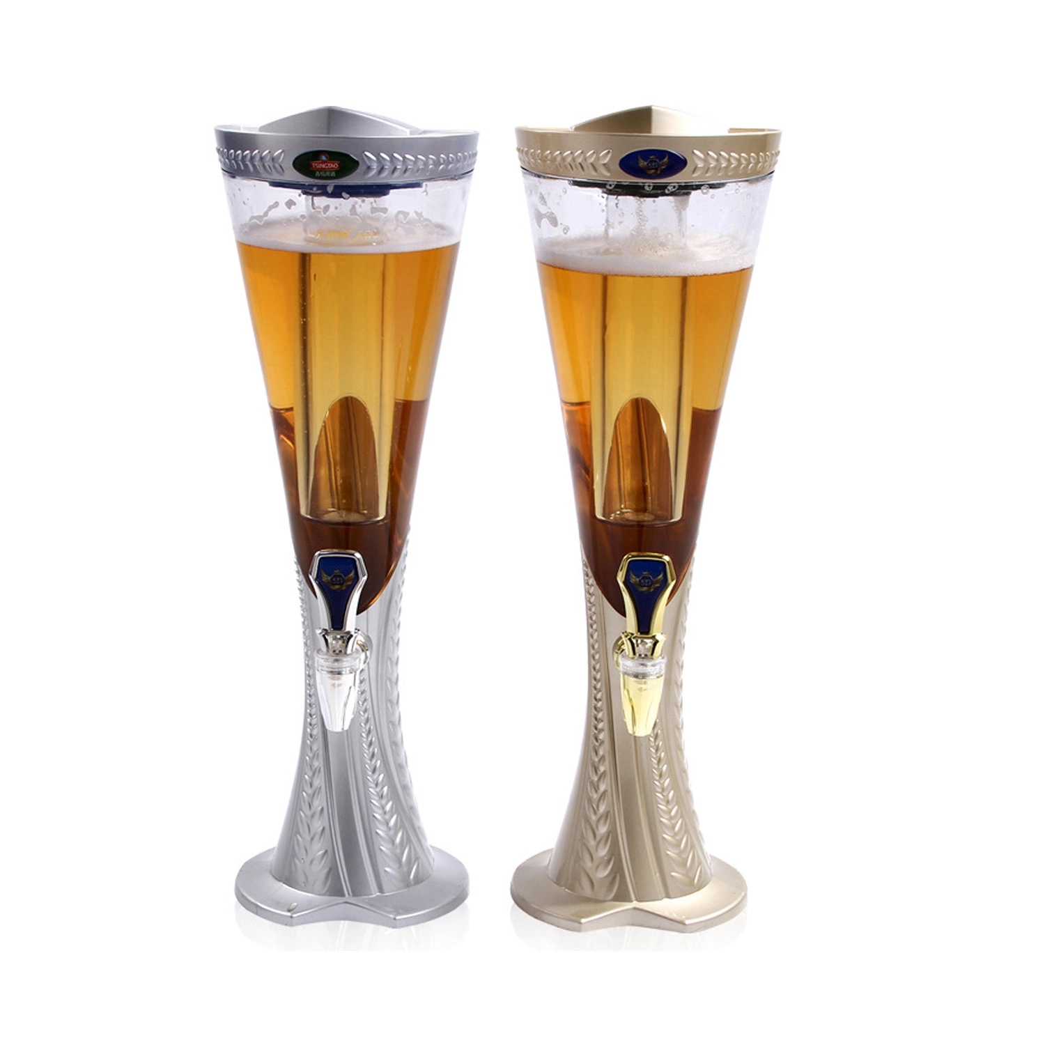 3L Beer Tower Drink Dispenser w/ Led Lights 3